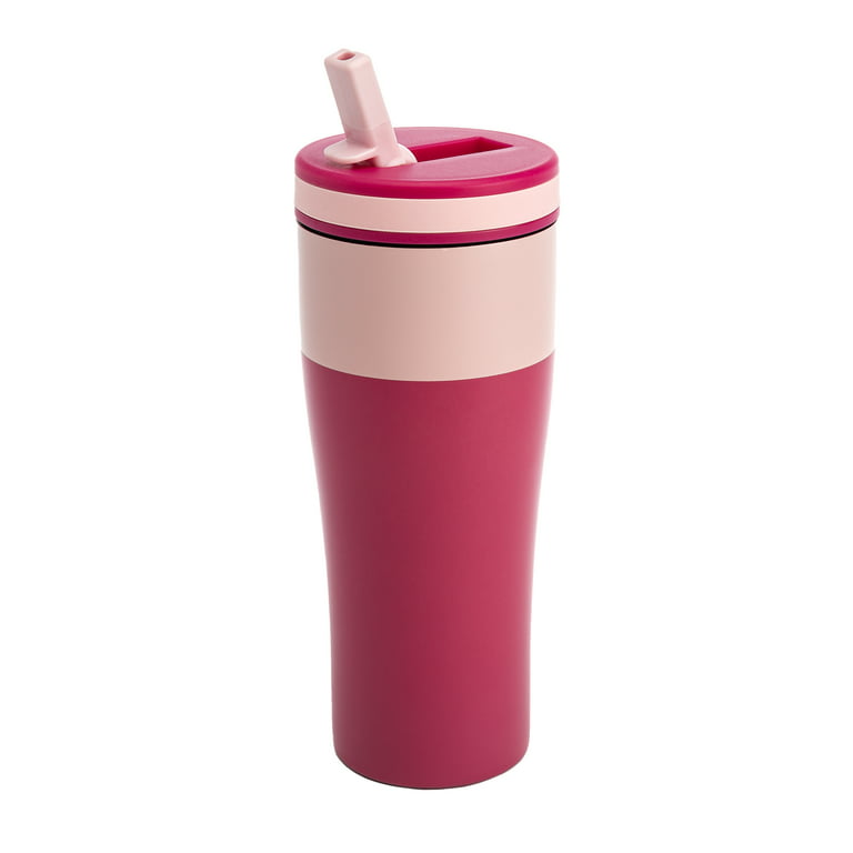 https://i5.walmartimages.com/seo/Tasty-Double-Wall-Stainless-Steel-Insulated-Tumbler-with-Built-In-Straw-Lid-20-Ounce-Pink-Dark-Pink_8520bd6c-ddea-41fd-b9a5-91de3165d082.30e6c4221a5d726dd0199c61f432b200.jpeg?odnHeight=768&odnWidth=768&odnBg=FFFFFF