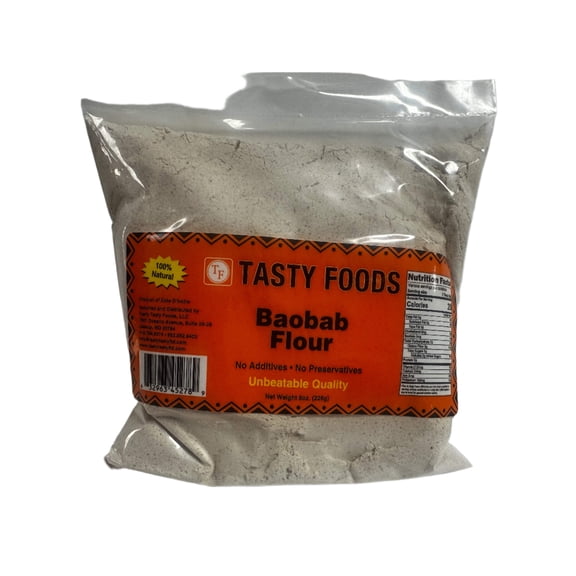 Tasty Foods Baobab Flour 100% Natural, Nutrient-Dense Superfood