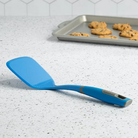 Tasty Heat Resistant Nylon Solid Turner, Kitchen Spatula, Royal Blue