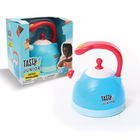Tasty Jr - Kids Pretend Play Toy Kettle Set w/ Spray Effect, Lights, Sound - Ages 3+