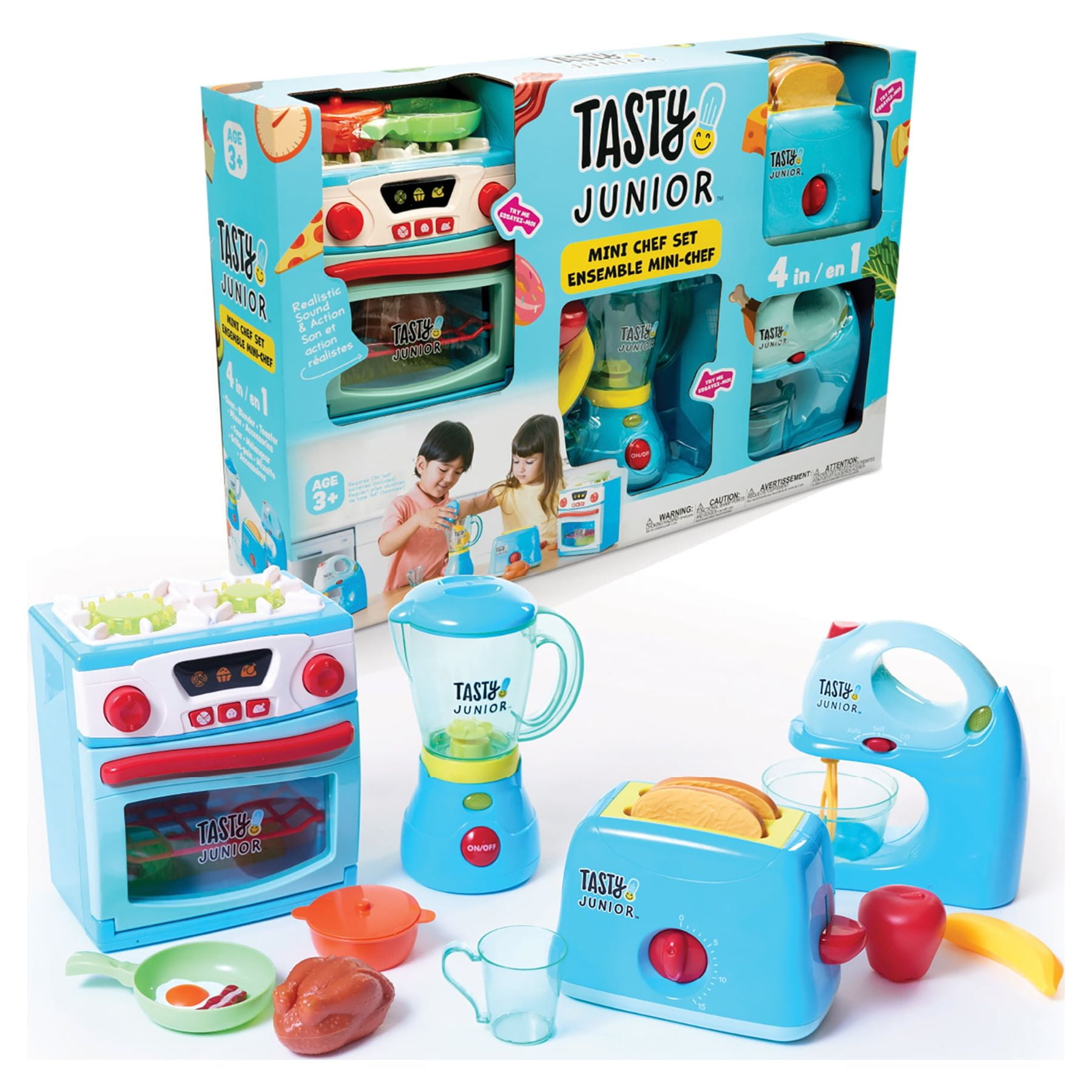 Kids Children 3 In 1 Pretend Play Kitchen Appliance Toy Mixer