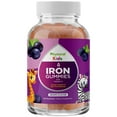 thumbnail image 1 of Tasty Kids Multivitamin with Iron Gummy - Gentle Iron Gummies for Kids and Toddlers with Vitamin C and B Complex - Non Constipating Iron Supplements for Kids - Vegetarian Non GMO Kosher Gluten Free, 1 of 10