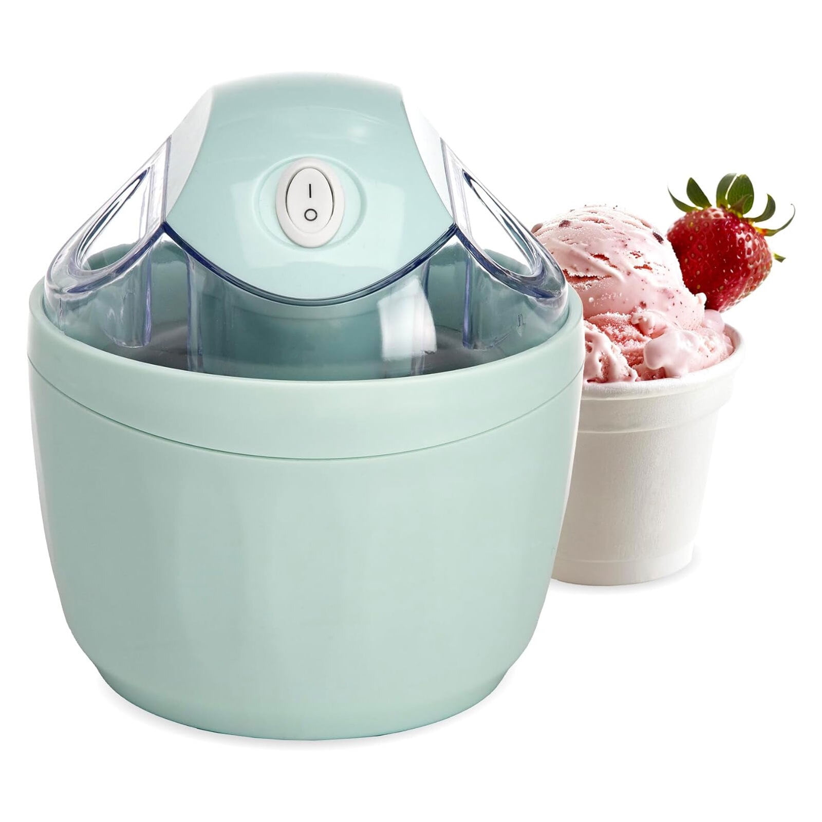 Tasty Mini Ice Cream Maker Make Ice Cream Electric Ice Cream Maker Machine Sorbet Frozen Yogurt Gelato Desserts Quick Results Flavored Healthy Snacks Dessert for Kids Adults Aqua Walmart