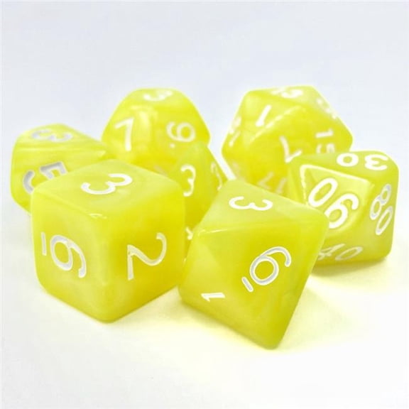 Tasty Minstrel Games Poly Set Golden Charm (7) New