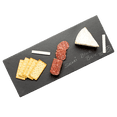 thumbnail image 1 of Tasty Natural Slate Cheese Board and Charcuterie Board Tray with Chalk, 18" x 7", 1 of 10