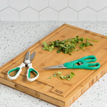 Tasty Stainless Steel Heavy Duty Kitchen Shears Set, Green, 2 Piece
