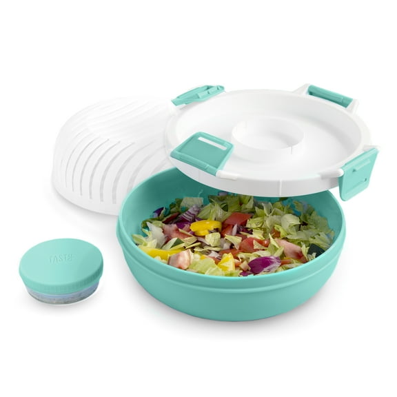 Tasty The Salad Boss Salad Chopper Colander Bowl, Green