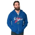 thumbnail image 1 of Tasty Waves Retro 80s Surf Movie Tee Zip Up Hoodie Men's Women's Brisco Brands X, 1 of 6