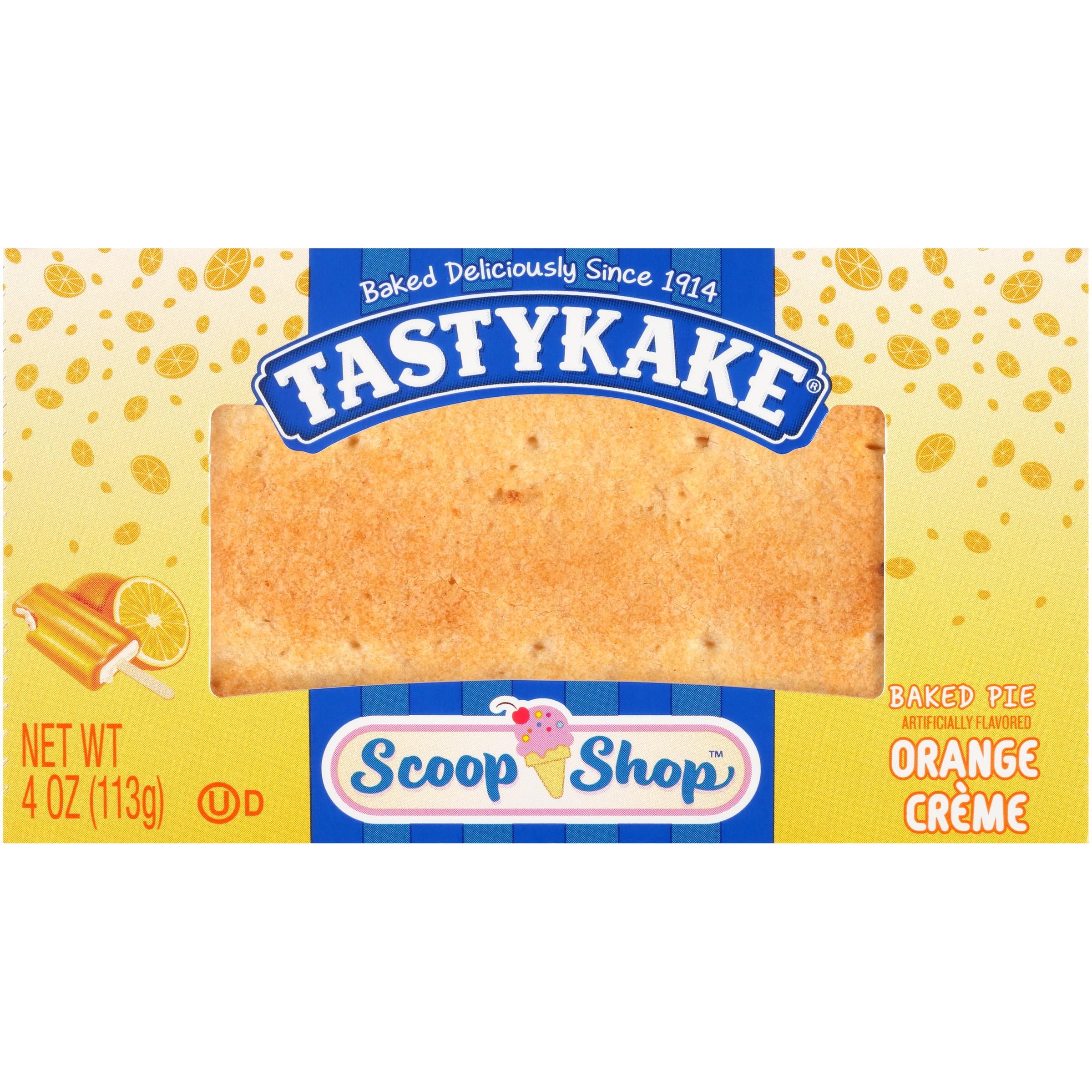 TastyKake® Scoop Shop™ Orange Crème Baked Pie 4 oz. Box