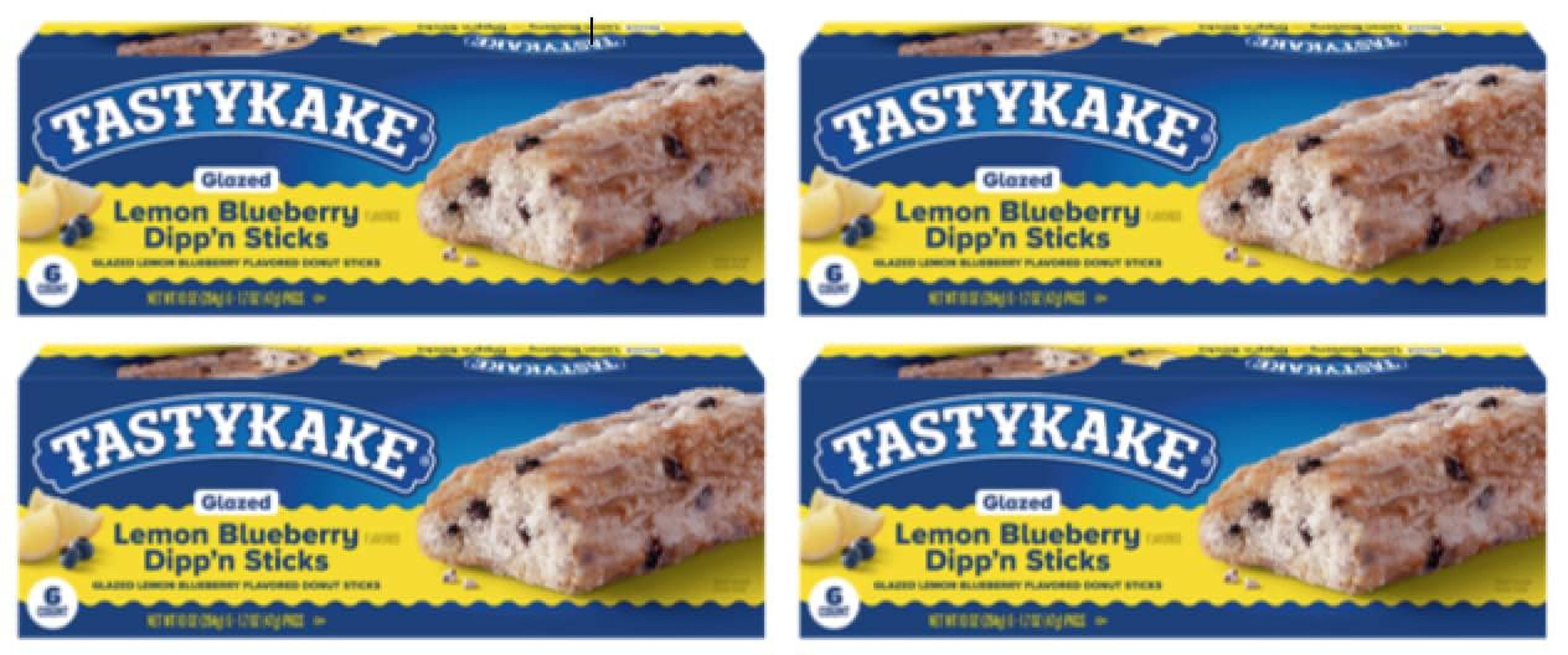 Tastykake 4-Pack Lemon Blueberry Glazed Dipp'n Sticks by - Walmart.com