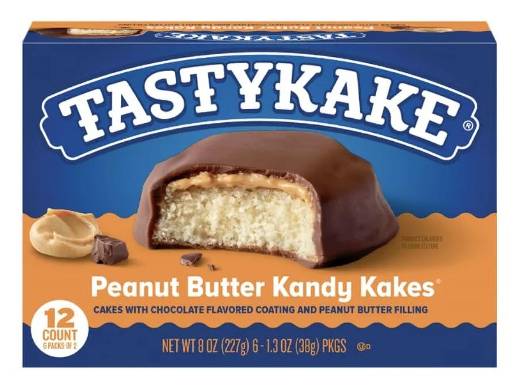 Tastykake Butter Kandy Kakes Chocolate & Butter Snack Cakes 12 Count