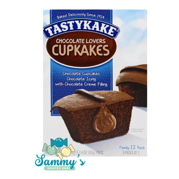 Tastykake Chocolate Lovers Cupcakes Box
