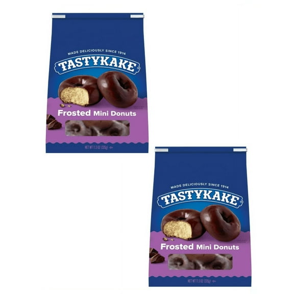 Tastykake Frosted Mini Donuts, Shareable, 11.5 oz (2 Bags)