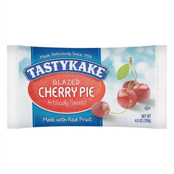 Tastykake Glazed Cherry Pies, 3-Pack 4.5 Ounce