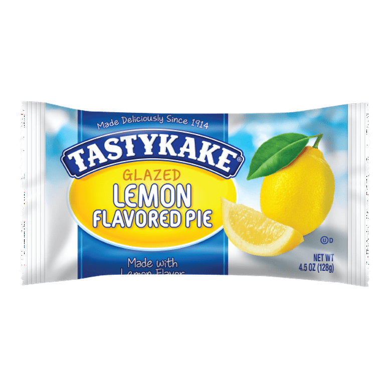 Tastykake Glazed Lemon Pies, 3-Pack, 4.5 Ounce, Flaky Crust, Sweet