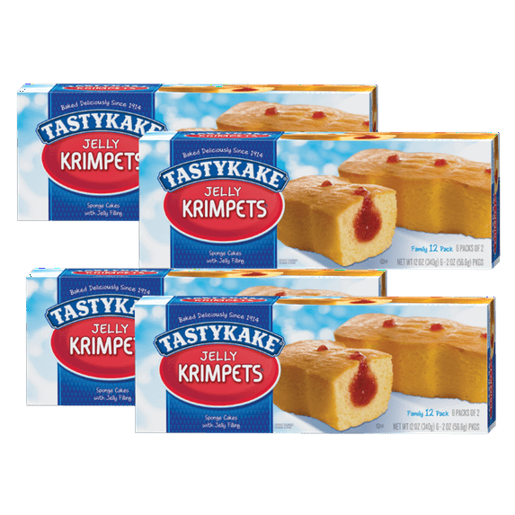 Tastykake Jelly Krimpets Family Size 4- Pack- A Philadelphia Baking Institution