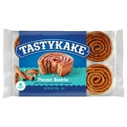 Tastykake Pecan Swirls, Cinnamon and Pecan Filled Value Snacks, 6 oz, 6 Count