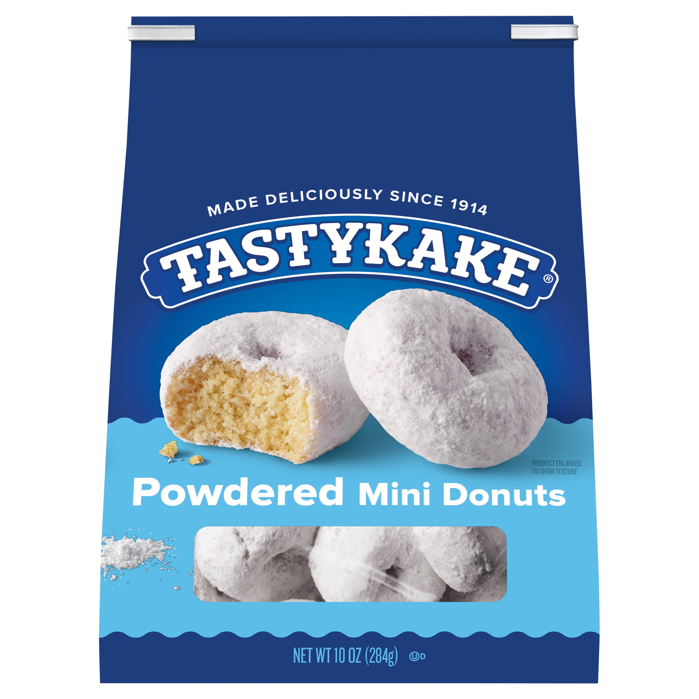 Tastykake Powdered Sugar Mini Donuts, 10 oz