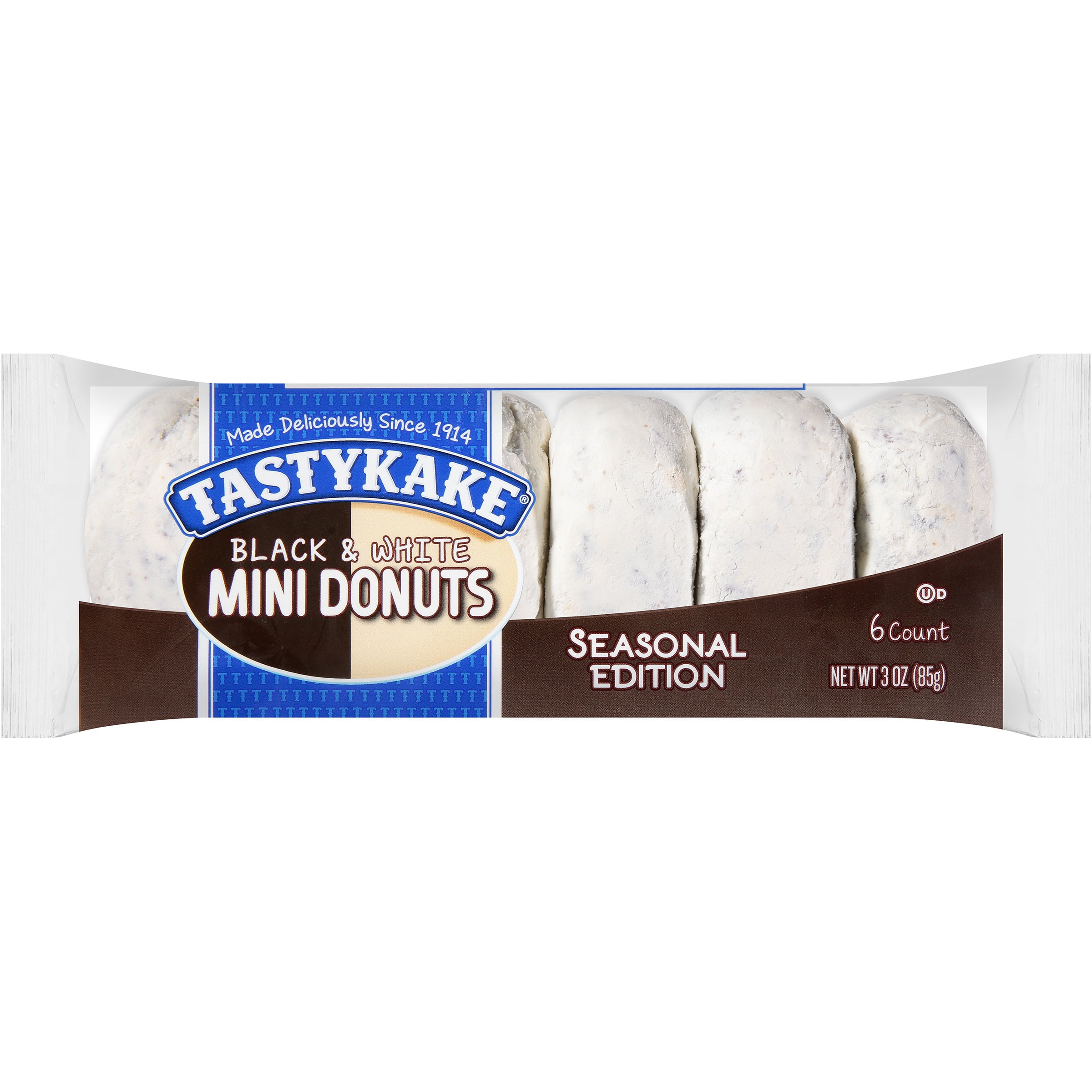 Tastykake® Seasonal Edition Black & White Mini Donuts 6 ct Pack