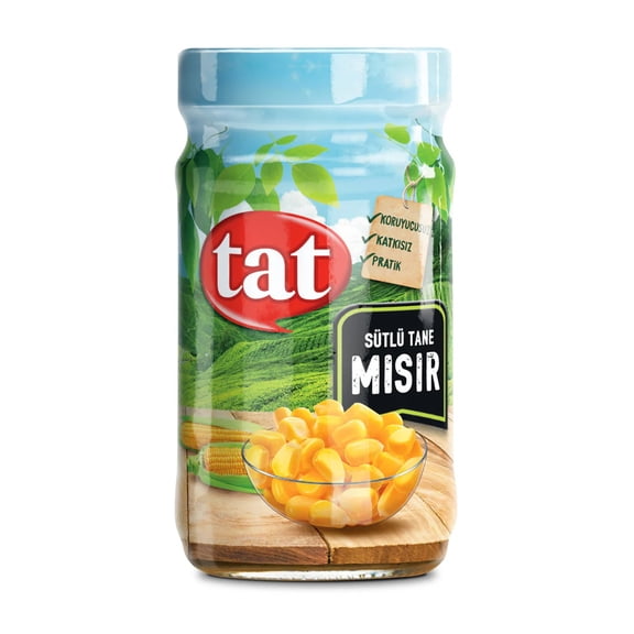 Tat Corn Glass Jar 11.29oz (320g)