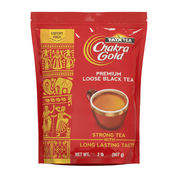 Tata Chakra Gold Tea 2LB | Premium South Indian Blend | Strong & Refreshing Taste