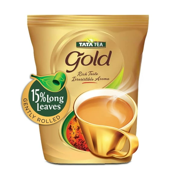 Tata Tea Gold Premium Assam Masala Tea - 1 Kg, 35.2 Ounce | Gently Rolled Aromatic Long Loose Leaves - Rich & Aromatic Chai Black Tea