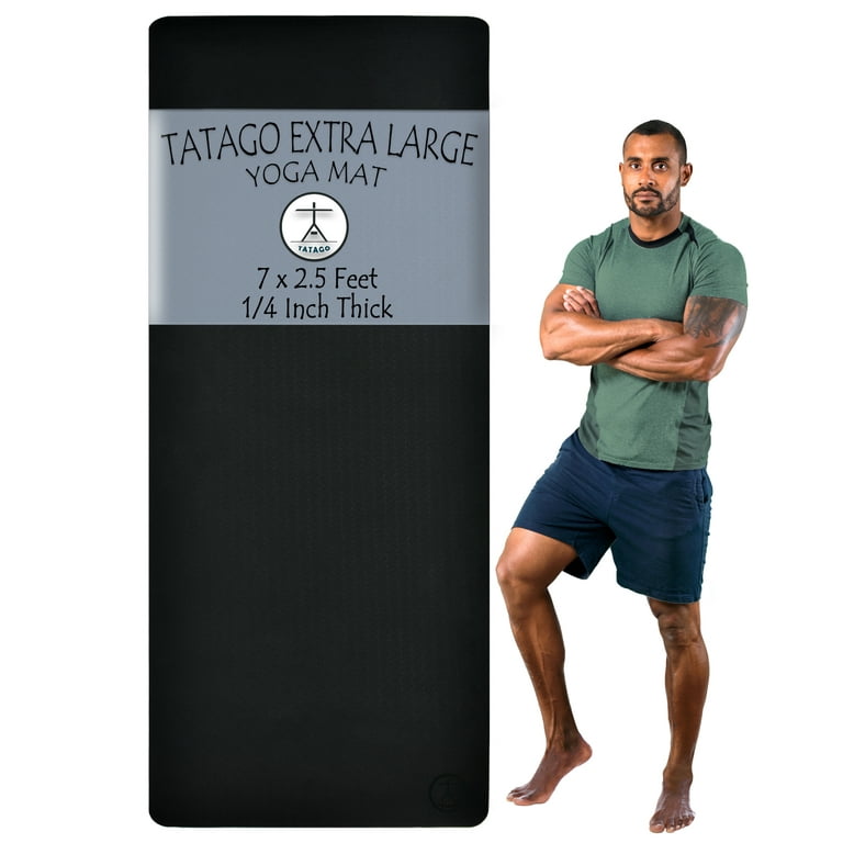 Tatago Yoga Mat Thick Wide and Long. 84x30 Workout Mat 