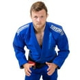 thumbnail image 1 of Tatami Fightwear Estilo Black Label BJJ Gi - A4L - Gray/Blue, 1 of 7