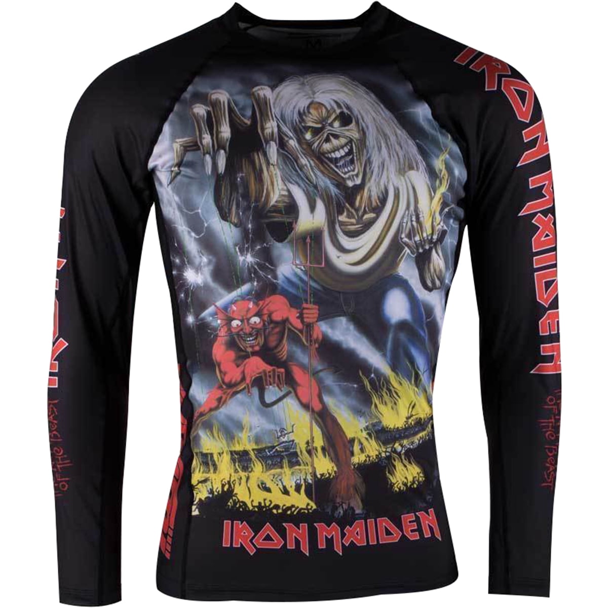 Tatami Fightwear Iron Maiden Number of the Beast BJJ Rashguard