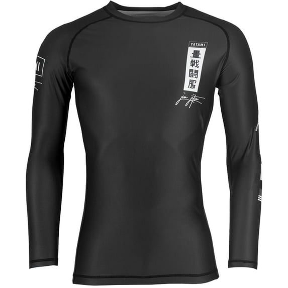 Tatami Fightwear Kanagawa Long Sleeve Rashguard - Large - Black