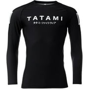 Tatami Fightwear Katakana Long Sleeve Rashguard - 2XL - Black
