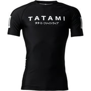 Tatami Fightwear Katakana Short Sleeve Rashguard - XL - Black