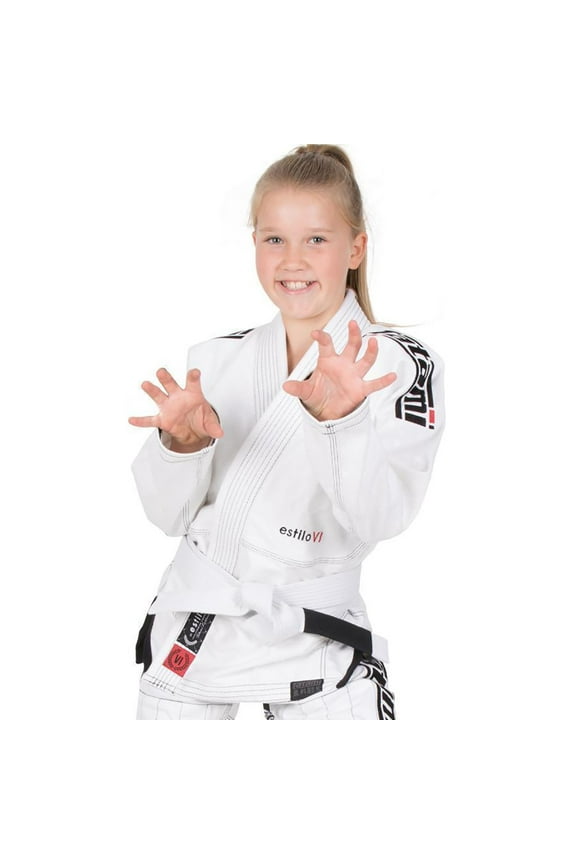 Kid's Estilo 6.0 BJJ Gi - M0 - White/Black