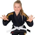 thumbnail image 1 of Tatami Fightwear Kid's Estilo 6.0 BJJ Gi - M1 - Navy/Gold, 1 of 5