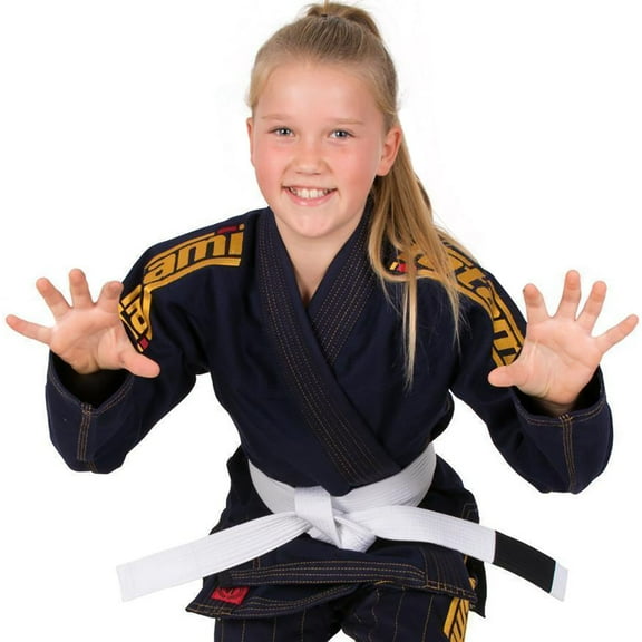 Tatami Fightwear Kid's Estilo 6.0 BJJ Gi - M1 - Navy/Gold