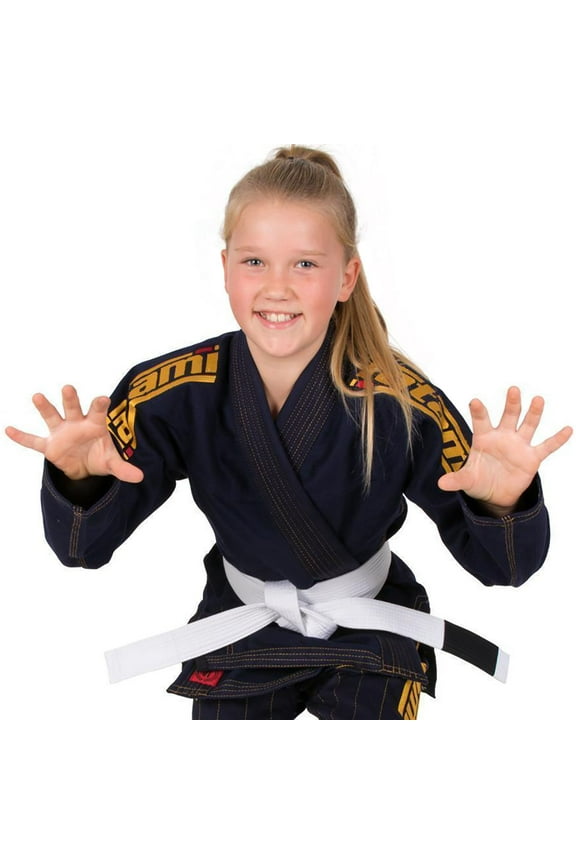 Kid's Estilo 6.0 BJJ Gi - M1 - Navy/Gold