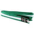 thumbnail image 1 of Tatami Fightwear Kid's IBJJF Rank Belt - M4 - Green/White, 1 of 1