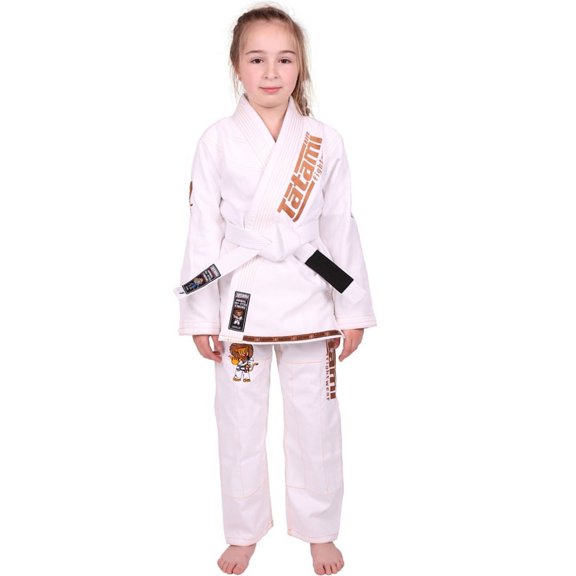 Tatami Fightwear Meerkatsu Kids Animal BJJ Gi - M1 - White