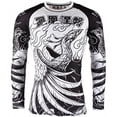 thumbnail image 1 of Tatami Fightwear Meerkatsu Phoenix Rising BJJ Long Sleeve Rashguard - Medium, 1 of 6