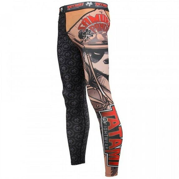 Tatami Fightwear Men's Samurai Panda MMA BJJ Spats Black
