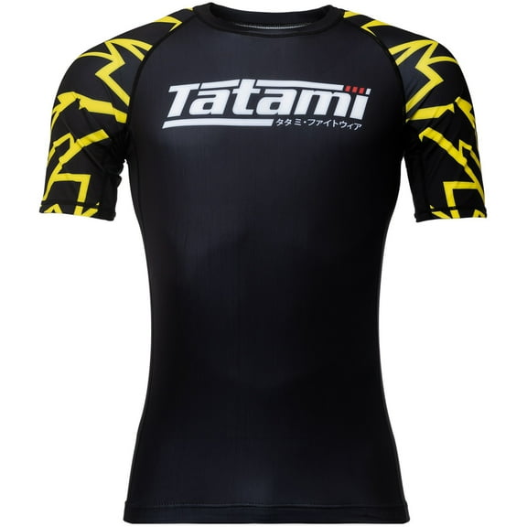 Tatami Fightwear Recharge Short Sleeve Rashguard - 2XL - Bolt