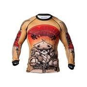 Tatami Fightwear Samurai Panda Long Sleeve Rashguard - Medium