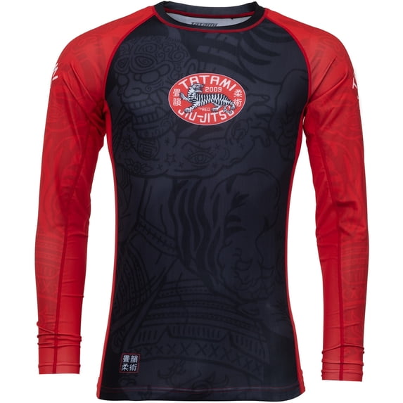 Tatami Fightwear Takedown Tiger Eco Tech Recycled Rashguard - XL - Black
