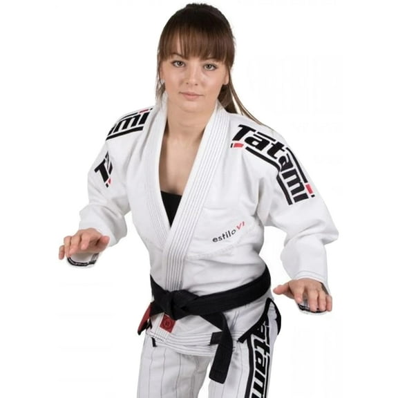 Tatami Fightwear Women's Estilo 6.0 Premium BJJ Gi - F4 - White/Black