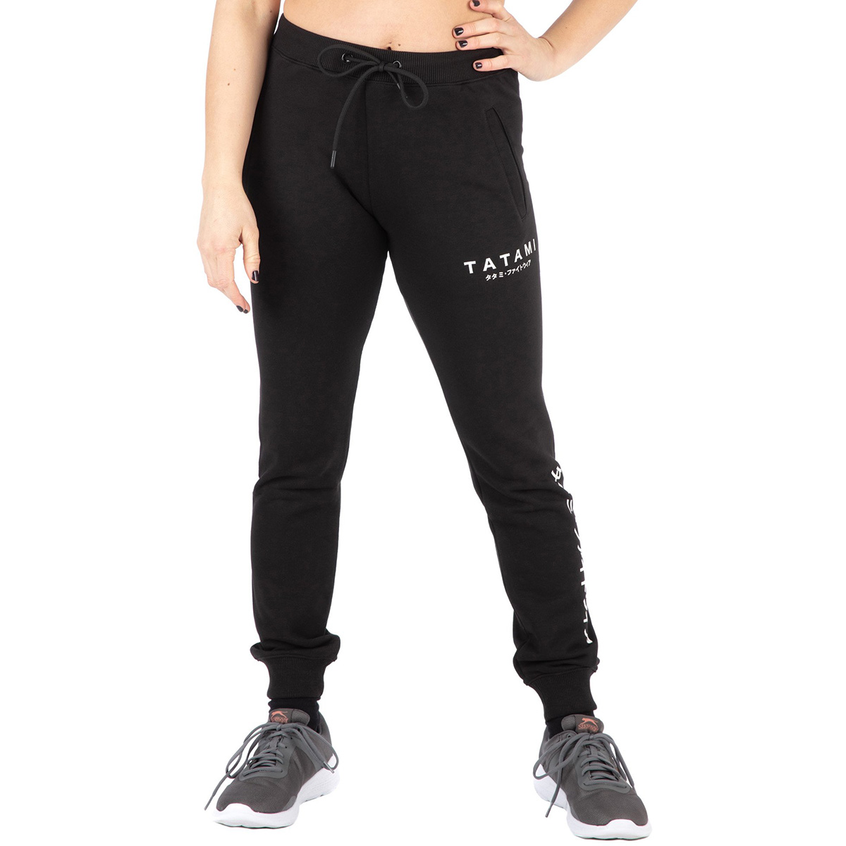 Men's Tatami Brand Logo Joggers - Black