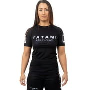 Tatami Fightwear Women's Katakana Short Sleeve Rashguard - Large - Black