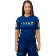 Tatami Fightwear Women's Katakana Short Sleeve Rashguard - Small - Navy