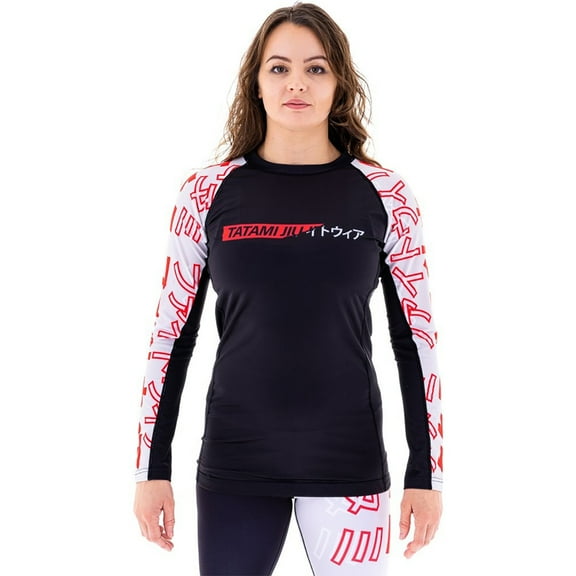 Tatami Fightwear Women's Uncover Long Sleeve Rashguard - XL - Black
