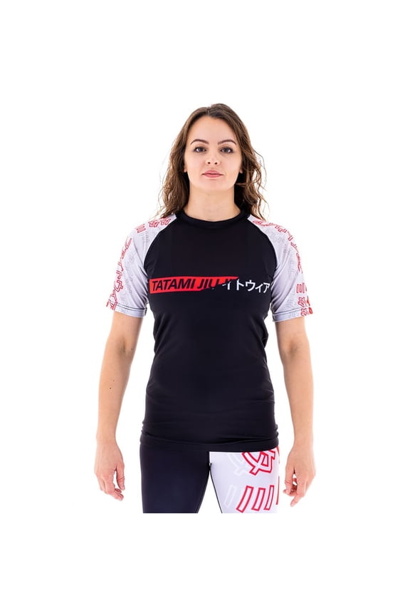 Fightwear Women's Uncover Short Sleeve Rashguard - XL - Black