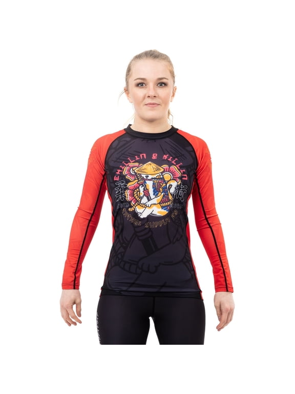 Womens Chillin Eco Tech Recycled Long Sleeve Rashguard - XL